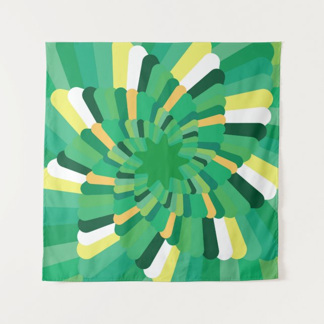 Tenture Abstract background Geometric Gradation spiralgeom (Devant)
