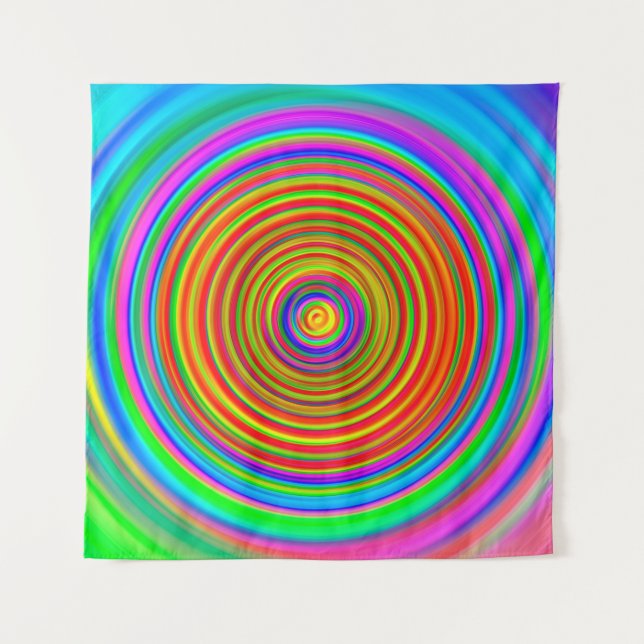 Tenture abstract blurred background, vintage geometric tex (Devant)