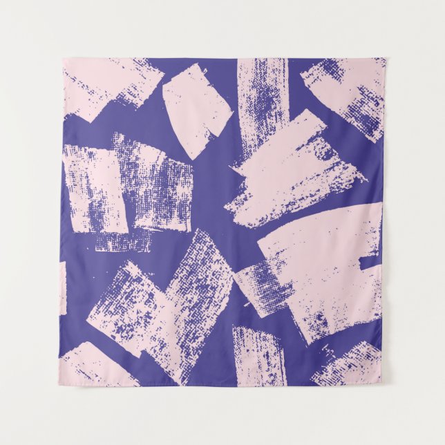 Tenture Abstract creative seamless pattern with brush stro (Devant)