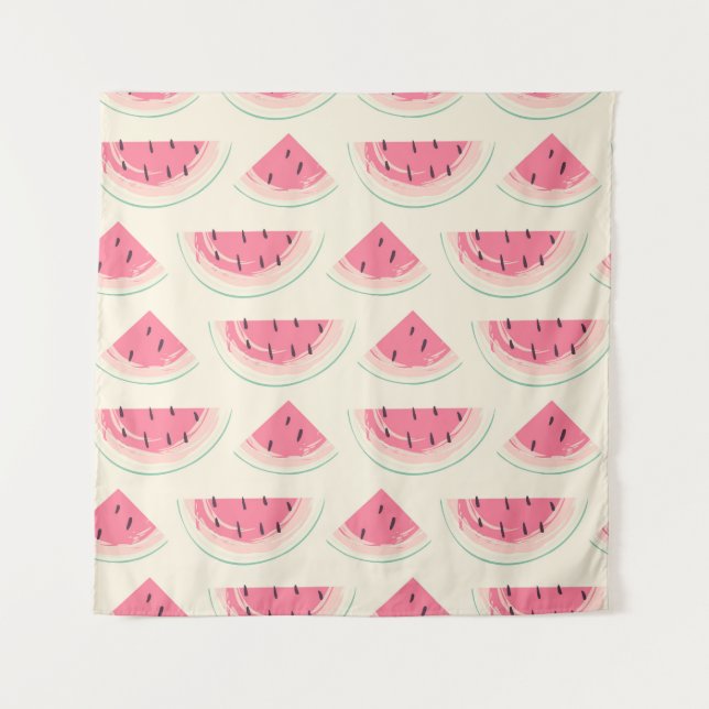 Tenture Abstract fruit seamless pattern. Creative colorful (Devant)