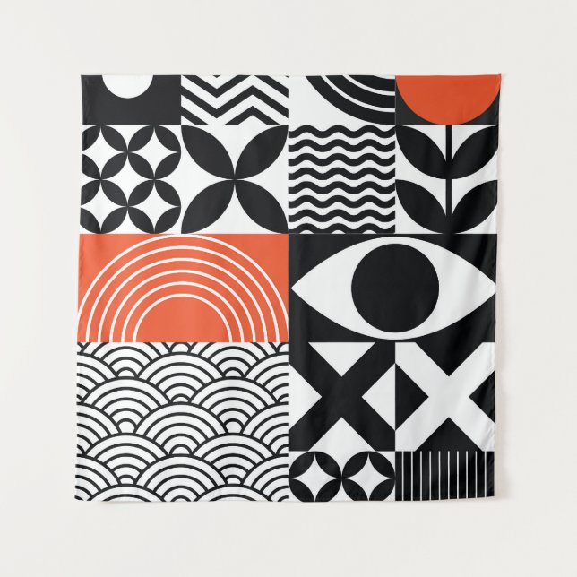 Tenture Abstrait moderne : toile de design artistique. (Devant)