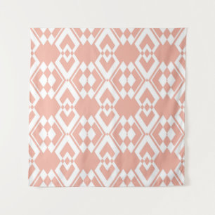 Tenture Abstrait motif sans soudure de couleur rose fleur