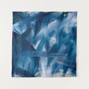 Tenture Abstrait paysage de peinture moderne. Art de nuit