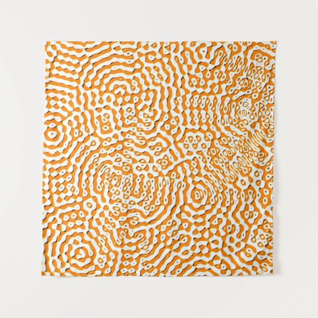 Tenture Abstraite répétition sans fin de texture transpare (Devant)