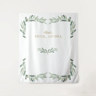 Tenture Accessoire de photomaton de mariage aquarelle oliv