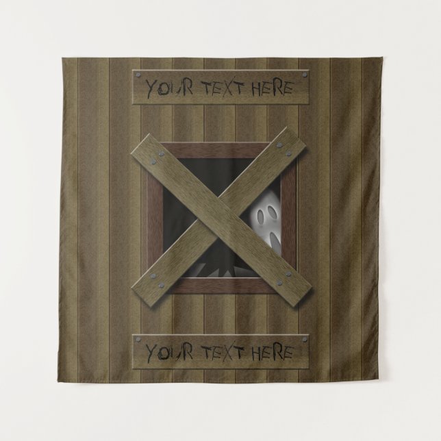 Tenture Accessoires de fond pour Halloween Fantôme effraya (Devant)