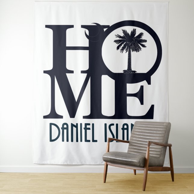 Tenture ACCUEIL Daniel Island Caroline du Sud (En situation)