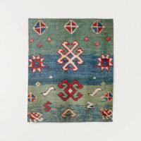 Acier coloré Bleu clair À damiers vert