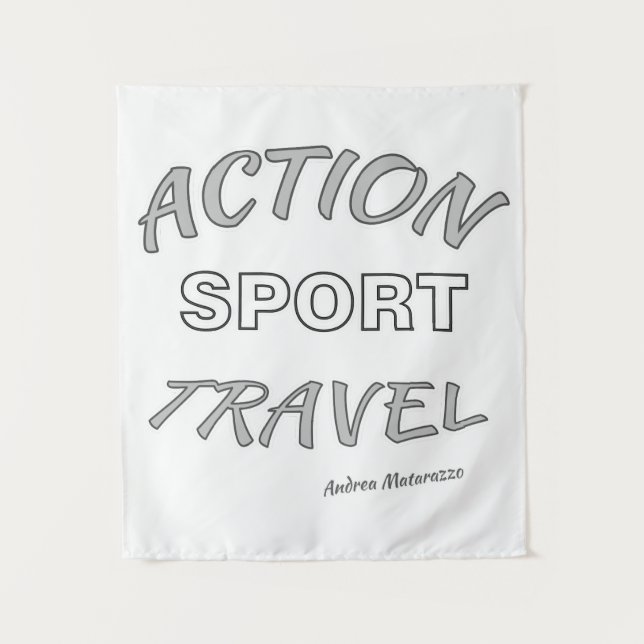Tenture Action Sport Travel (Devant)