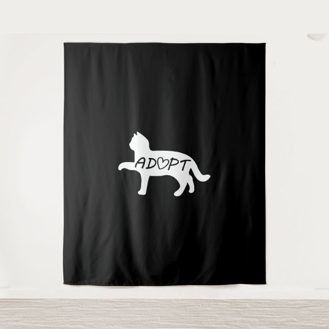 Tenture Adopter le chat (Devant)