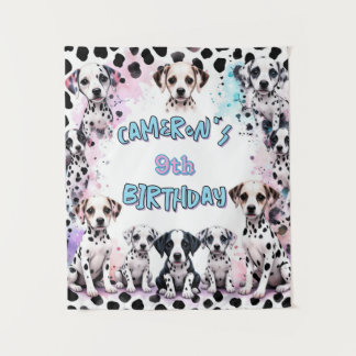 Tenture Adorable Dalmatie Chiot Anniversaire