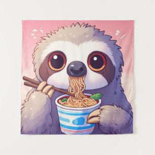 Tenture Adorable sorcellerie manger Ramen