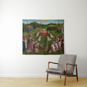 Tenture Adoration de l'agneau mystique, le retable de Gand