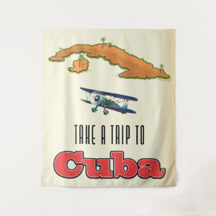 Tenture Affiche de vacances à Cuba