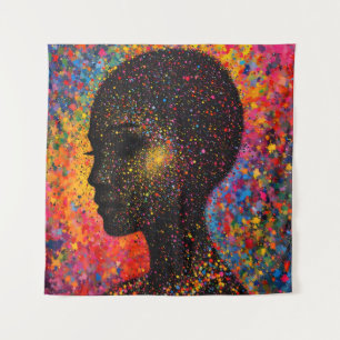 Tenture Afro Nebula Whisper – Célébration de l'histoire de