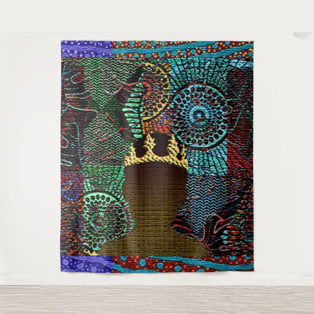 Tenture Afrocentrique Young Boy King (Devant)