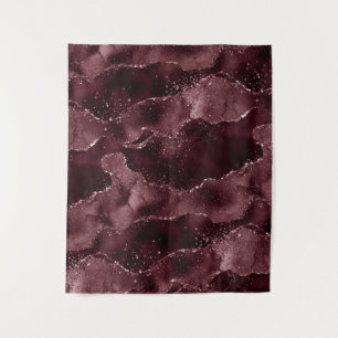 Tenture Agate Lunatique   Sangria Bordeaux Vin Merlot Marr