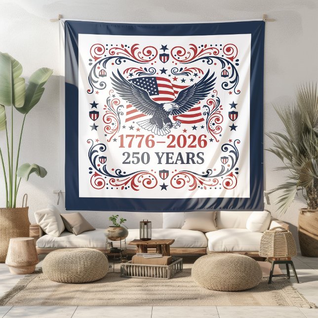 Tenture Aigle à tête blanche 250 ans de liberté (Créateur téléchargé)