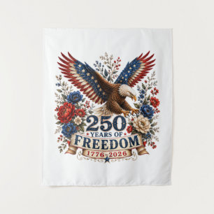 Tenture Aigle des 250 ans de liberté 250e anniversaire Éta