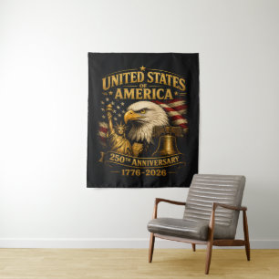 Tenture Aigle du 250e anniversaire des États-Unis d'Amériq
