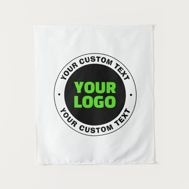 Tenture Ajoutez votre propre logo d'entreprise ou votre co (Devant)