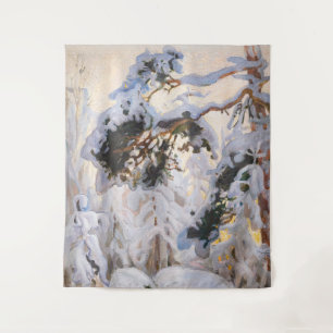 Tenture Akseli Gallen-Kallela - Forêt en hiver