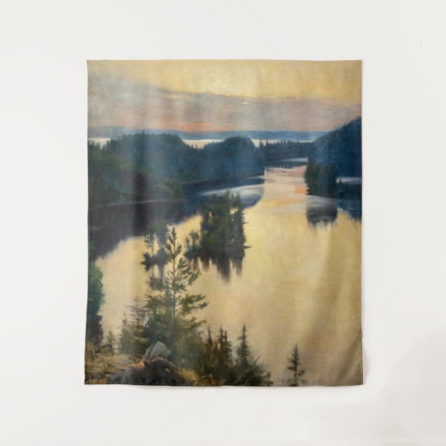 Tenture Albert Edelfeel - Kaukola Ridge au coucher du sole (Devant)