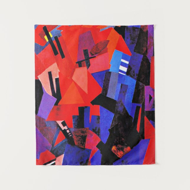 Tenture Aleksandra Ekster peinture, composition du paysage (Devant)