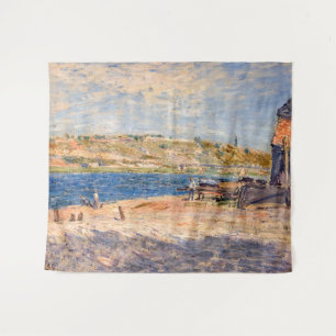 Tenture Alfred Sisley - Les berges de la rivière à Saint-M