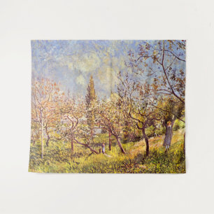 Tenture Alfred Sisley Orchard au printemps