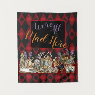 Tenture Alice au pays des merveilles Mad Cheshire Chat