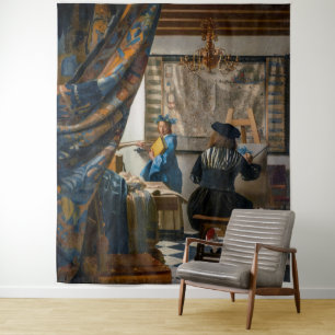 Tenture Allégorie de la peinture Johannes Vermeer