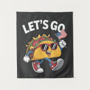 Tenture Allez TACO Trump 4 juillet amateurs de Taco