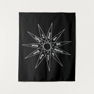 Tenture Altar Hanging Tapestry - Red Dragon (Dragon Rouge)