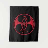 Altar Hanging Tapestry - Red Dragon (Dragon Rouge)