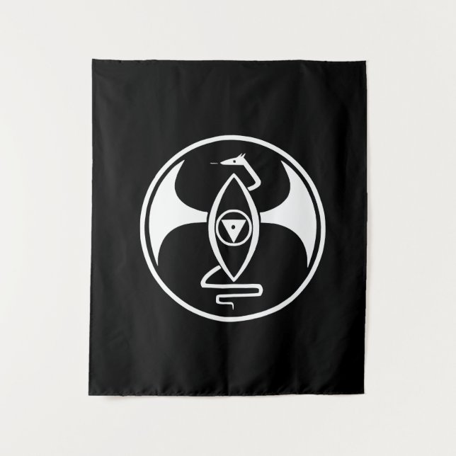 Tenture Altar Hanging Tapestry - Red Dragon (Dragon Rouge) (Devant)