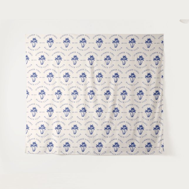 Tenture Ambiance estivale (Devant (Horizontal))