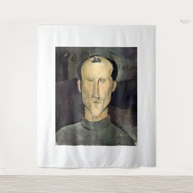 Tenture Amedeo Modigliani painting (Devant)