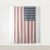 Americana Drapeau Américain Rustique