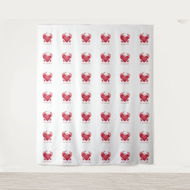 Tenture amour (Devant)