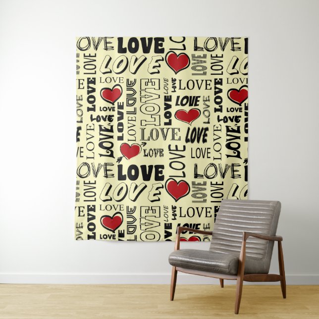 Tenture Amour (En situation)