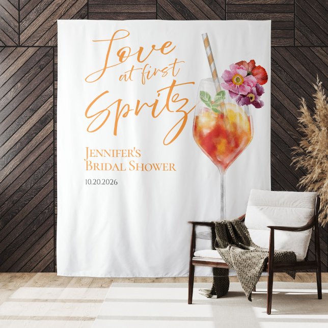 Tenture Amour au Premier Spritz | Fonds pour Enterrement d (Créateur téléchargé)