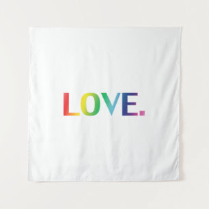Tenture Amour, pride lgbt lgbtq gay queer couleurs arc-en-