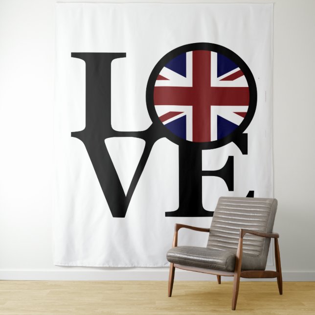 Tenture AMOUR Royaume-Uni (En situation)