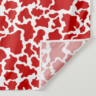 Tenture Amoureux des animaux de la ferme de couleur rouge