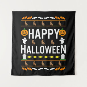 Tenture Amoureux des chiens   Happy Halloween Chocolate La
