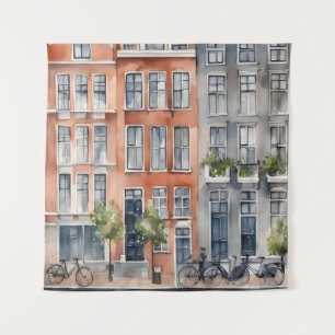 Tenture Amsterdam aquarelle