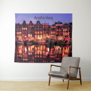 Tenture Amsterdam Row Houses sur Canal