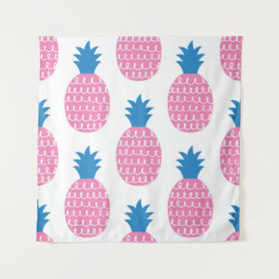 Tenture Amusant ananas, Design Vintage sans couture.