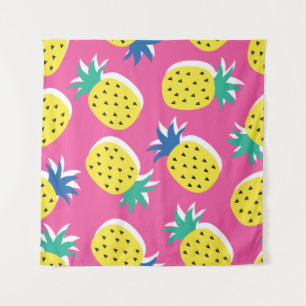 Tenture Ananas Couleurs folles : Pop-Art chilien.